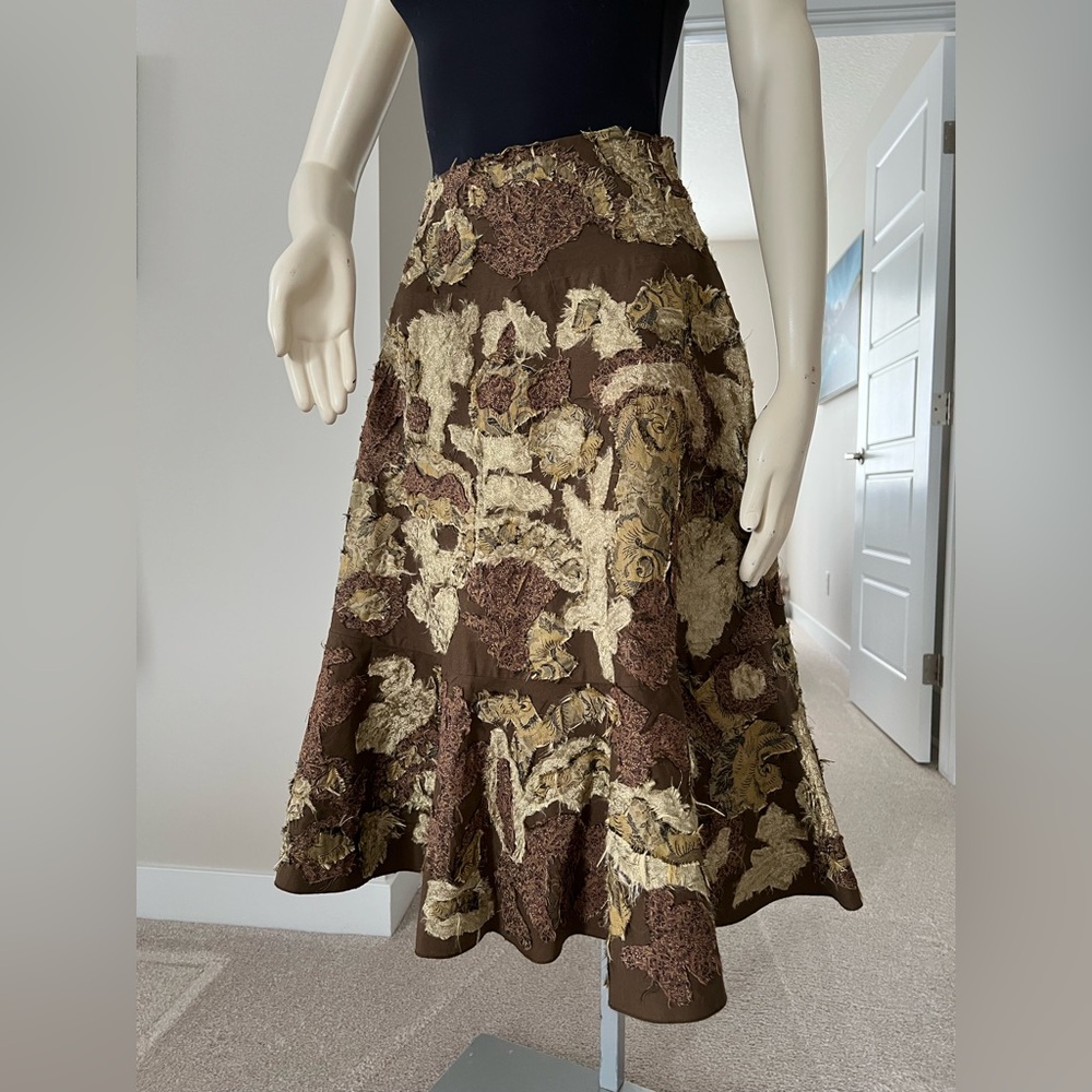 MaxMara Weekend Patchwork Floral Midi Skirt – Size 4 - Picture 6 of 16